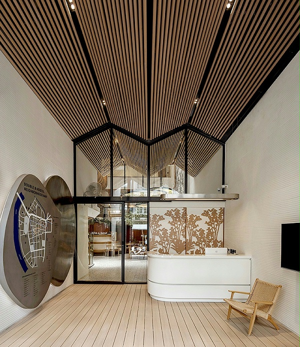 艺加设计-酒店设计-Double B青年酒店：流动的木质立面