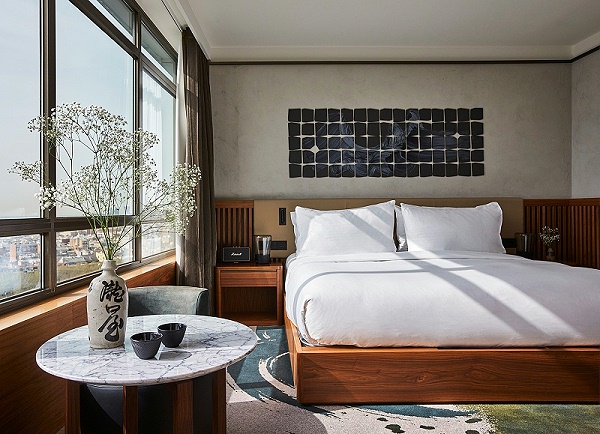 艺加酒店设计为您分享：巴塞罗那诺布酒店：融合西班牙经典设计与日式传统风格